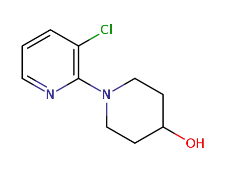 Molecular Structure of 1250282-78-0 (1-(3-chloropyridin-2-yl)piperidin-4-ol)