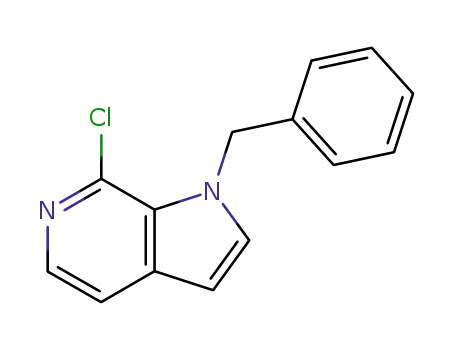 Molecular Structure of 60290-06-4 (1-benzyl-7-chloro-1H-pyrrolo[2,3-c]pyridine)
