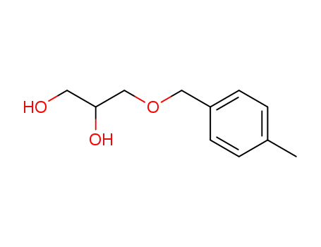 Molecular Structure of 64049-45-2 (3-(p-Methylbenzyloxy)-1,2-propanediol)