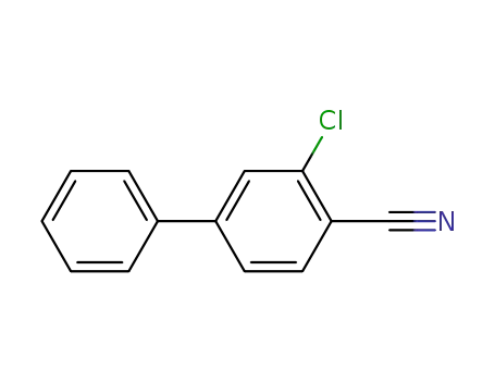 Molecular Structure of 5435-92-7 (2-Chloro-4-phenylbenzonitrile)