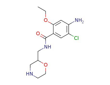 4-amino-5-chloro-2-ethoxy-N-((2-morpholinyl)methyl)benzamide