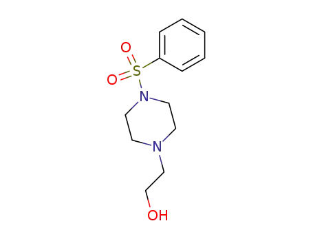 Molecular Structure of 16017-63-3 (2-[4-(phenylsulfonyl)piperazino]-1-ethanol)
