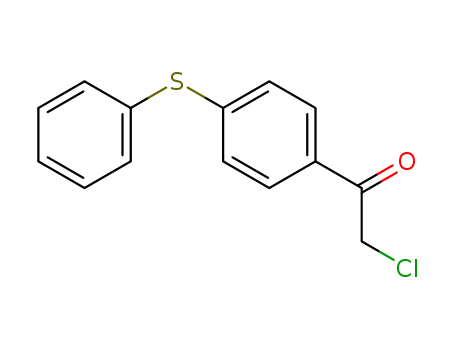 Molecular Structure of 13067-87-3 (Ethanone, 2-chloro-1-[4-(phenylthio)phenyl]-)