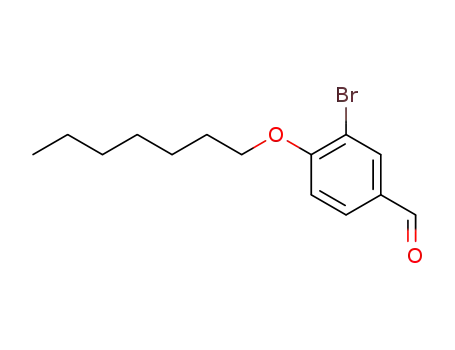 Molecular Structure of 100792-27-6 (3-bromo-4-heptyloxybenzaldehyde)