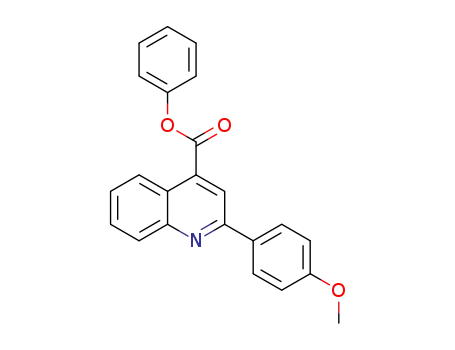 Molecular Structure of 329204-09-3 (phenyl 2-(4-methoxyphenyl)-4-quinolinecarboxylate)