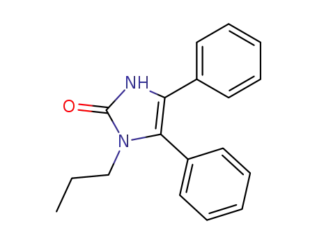 Molecular Structure of 76463-84-8 (4,5-diphenyl-1-propyl-1,3-dihydro-2H-imidazol-2-one)