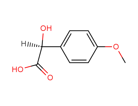 Molecular Structure of 75172-66-6 (L-4-methoxymandelic acid)