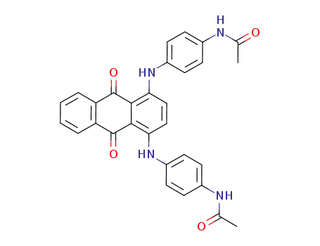 Acetamide, N,N'-((9,10-dihydro-9,10-dioxo-1,4-anthracenediyl)bis(imino-4,1-phenylene))bis-