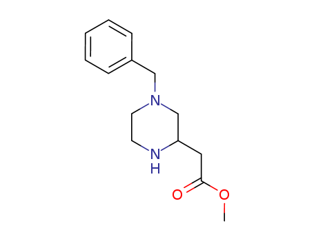 Methyl 2-(4-benzylpiperazin-2-yl)acetate 2HCl