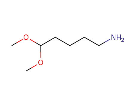 Molecular Structure of 4175-88-6 (5,5-Dimethoxy-1-pentanamine)