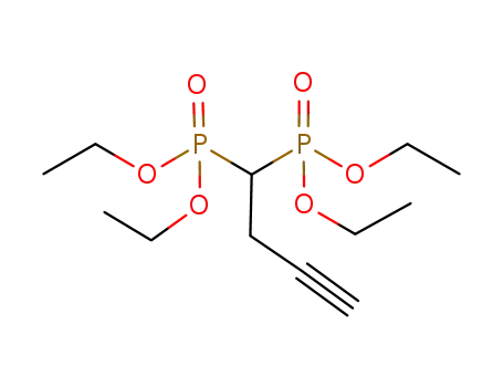 Molecular Structure of 154384-16-4 (tetraethyl (3-butyn-1-ylidene)-1,1-bisphosphonate)