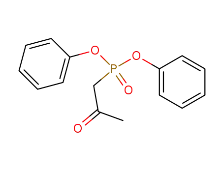 Molecular Structure of 50523-18-7 (Phosphonic acid, (2-oxopropyl)-, diphenyl ester)