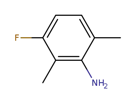 Molecular Structure of 27760-78-7 (3-fluoro-2,6-dimethylaniline)