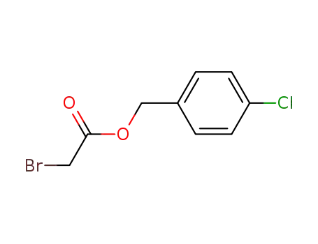 Molecular Structure of 59956-67-1 (Acetic acid, bromo-, (4-chlorophenyl)methyl ester)