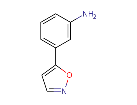Molecular Structure of 832740-15-5 (Benzenamine, 3-(5-isoxazolyl)- (9CI))