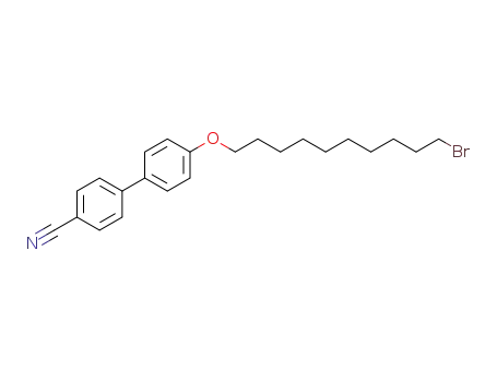 Molecular Structure of 140713-89-9 (4’-[(10-bromodecyl)oxy]-4-carbonitrile-[1,1’-biphenyl])