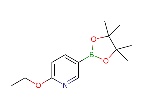 Molecular Structure of 1072945-01-7 (6-ETHOXYPYRIDINE-3-BORONIC ACID, PINACOL ESTER)