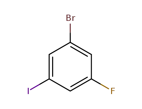 Molecular Structure of 845866-85-5 (3-FLUORO-5-IODO BROMOBENZENE)