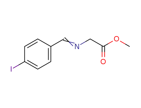 Molecular Structure of 1337988-81-4 (glycine methyl ester (4-iodobenzaldehyde)imine)