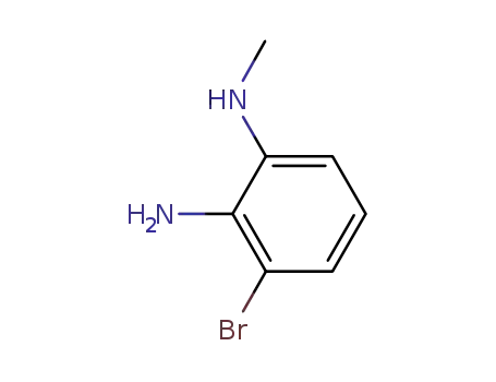Molecular Structure of 1150617-55-2 (3-broMo-1-N-Methylbenzene-1,2-diaMine)