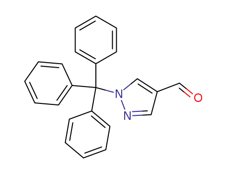 Molecular Structure of 218594-00-4 (4 - ForMyl - 1 - (triphenylMethyl)pyrazole)
