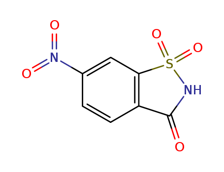 6-Nitro-1,2-benzisothiazolin-3-one 1,1-dioxide