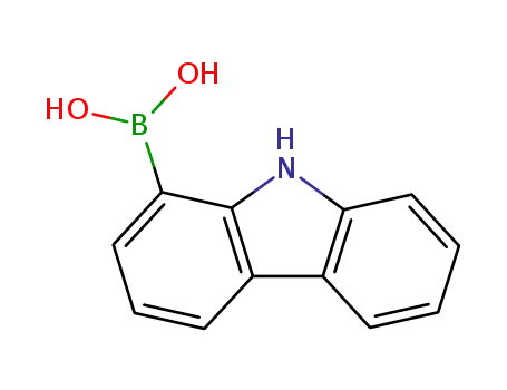Molecular Structure of 869642-36-4 (9H-Carbazol-1-ylboronic acid)