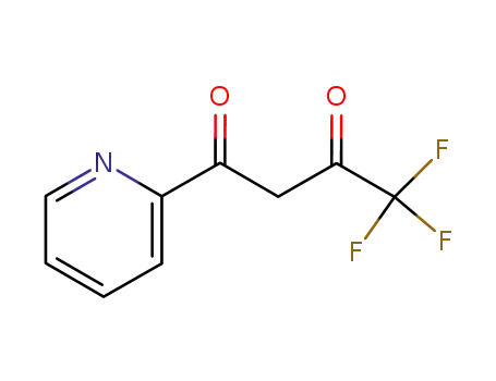 Molecular Structure of 4027-51-4 (4,4,4-TRIFLUORO-1-(PYRIDIN-2-YL)BUTANE-1,3-DIONE)
