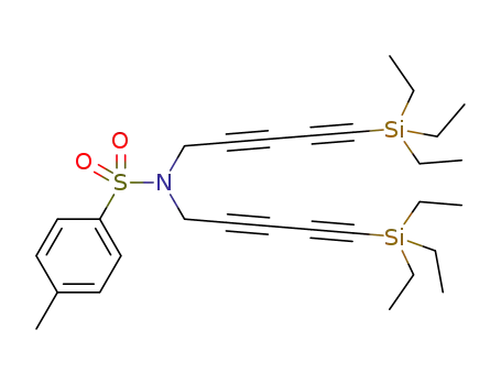 4-methyl-N,N-bis(5-(triethylsilyl)penta-2,4-diyn-1-yl)benzenesulfonamide
