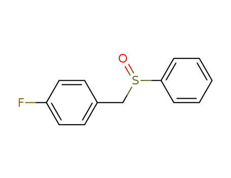 Benzene, 1-fluoro-4-[(phenylsulfinyl)methyl]-