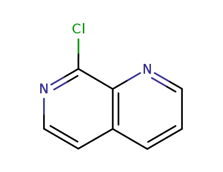 Molecular Structure of 13058-77-0 (8-CHLORO-[1,7]NAPHTHYRIDINE)