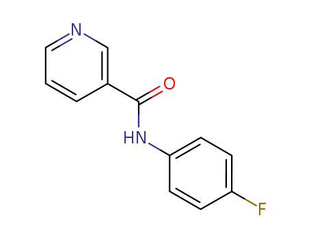 3-Pyridinecarboxamide,N-(4-fluorophenyl)- cas  24303-06-8