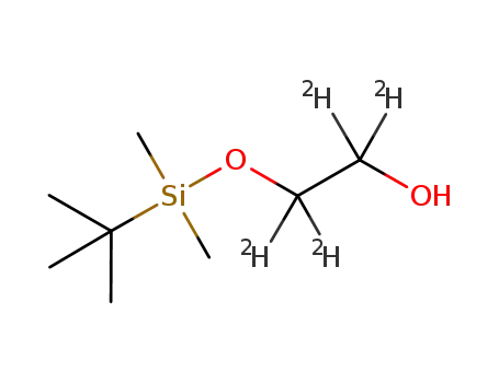Molecular Structure of 764650-43-3 (2-tert-Butyldimethylsilyloxyethanol-d4)