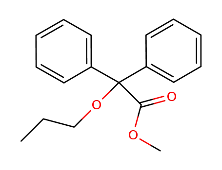 methyl 2,2-diphenyl-2-propyloxy-acetate