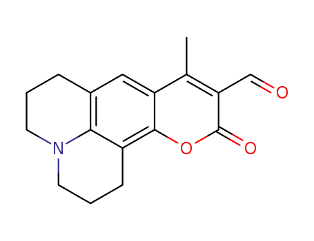 8-Methyl-10-oxo-2,3,5,6-tetrahydro-1h,4h,10h-11-oxa-3a-aza-benzo[de]anthracene-9-carbaldehyde