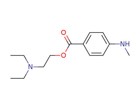 Benzoic acid, 4-(methylamino)-, 2-(diethylamino)ethyl ester