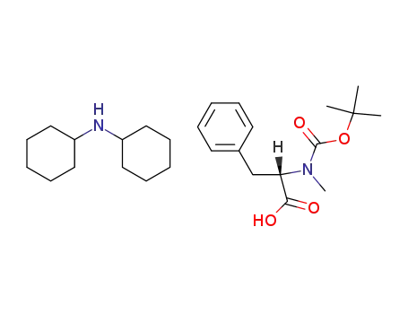 Molecular Structure of 102185-45-5 (BOC-D-MEPHE-OH DCHA)
