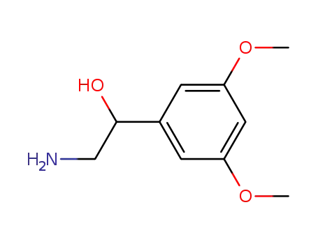 Molecular Structure of 91252-41-4 (2-HYDROXY-2-(3,5-DIMETHOXYPHENYL)ETHYLAMINE)