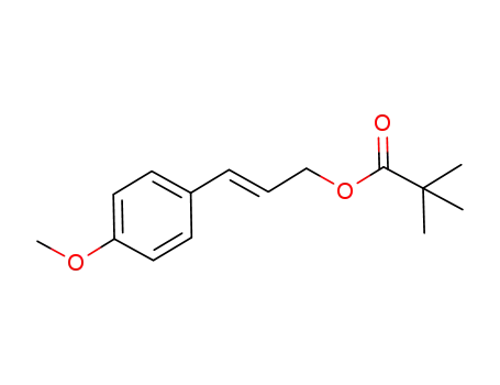 Molecular Structure of 1014394-72-9 ((E)-3-(4-methoxyphenyl)allyl pivalate)