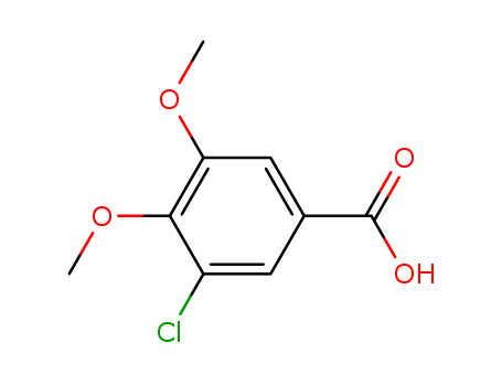 Benzoic acid,3-chloro-4,5-dimethoxy- cas  20624-87-7