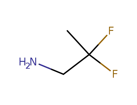 Molecular Structure of 421-00-1 (2,2-Difluoropropylamine hydrochloride)