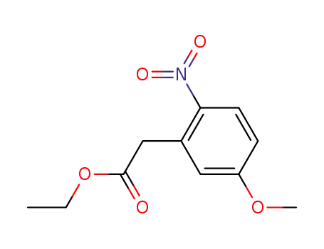 벤젠아세트산, 5-메톡시-2-니트로-, 에틸 에스테르