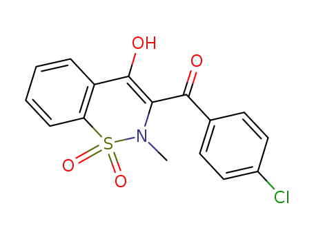 (4-hydroxy-2-methyl-1,1-dioxo-2H-benzo[e][1,2]thiazin-3-yl)(4-chlorophenyl)methanone