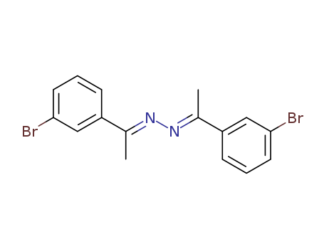 Ethanone,1-(3-bromophenyl)-, 2-[1-(3-bromophenyl)ethylidene]hydrazone cas  58896-29-0