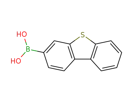 Molecular Structure of 108847-24-1 (Dibenzothiophene-3-boronic acid)