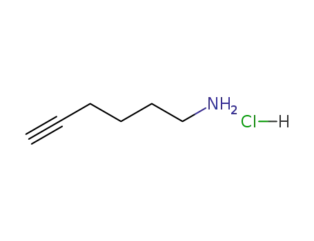 Molecular Structure of 102169-54-0 (hex-5-yn-1-amine hydrochloride)