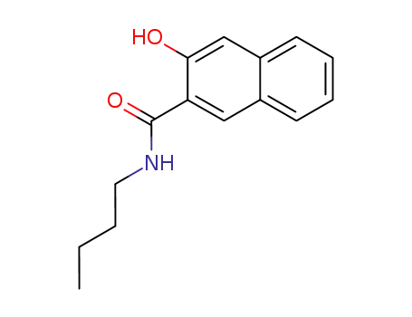 Molecular Structure of 3665-54-1 (3-Hydroxy-naphthalene-2-carboxylic acid butylamide)