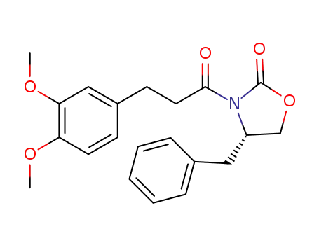 (S)-4-benzyl-3-(3-(3,4-dimethoxyphenyl)propanoyl)-oxazolidin-2-one