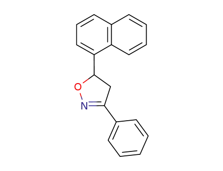 Isoxazole, 4,5-dihydro-5-(1-naphthalenyl)-3-phenyl-