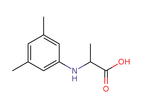 Molecular Structure of 1345697-83-7 (2-[(3,5-dimethylphenyl)amino]propionic acid)
